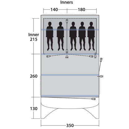 Outwell Avondale 5PA Green (111182)