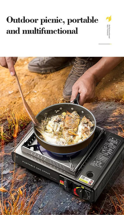 Portable Gas Stove for Camping (Dual Power) (in Case)