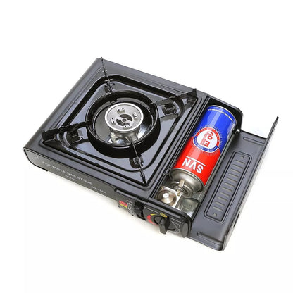 Portable Gas Stove for Camping (Dual Power) (in Case)