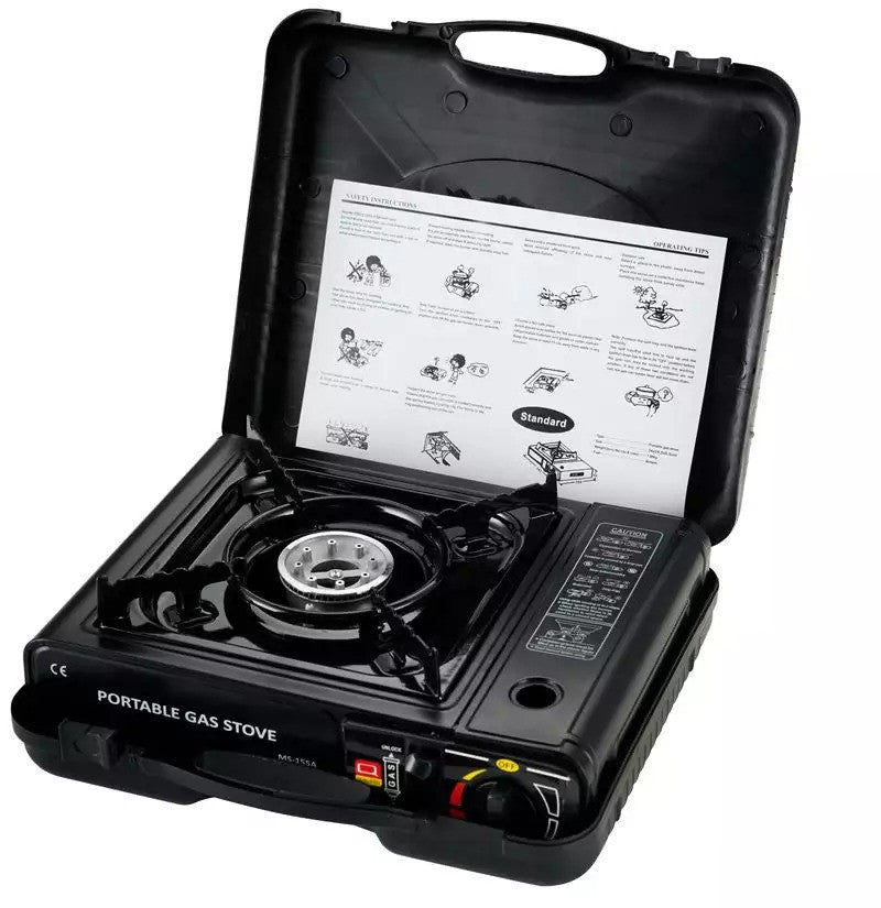 Portable Gas Stove for Camping (Dual Power) (in Case)