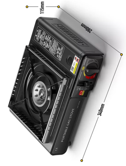 Portable Gas Stove for Camping (Dual Power) (in Case)