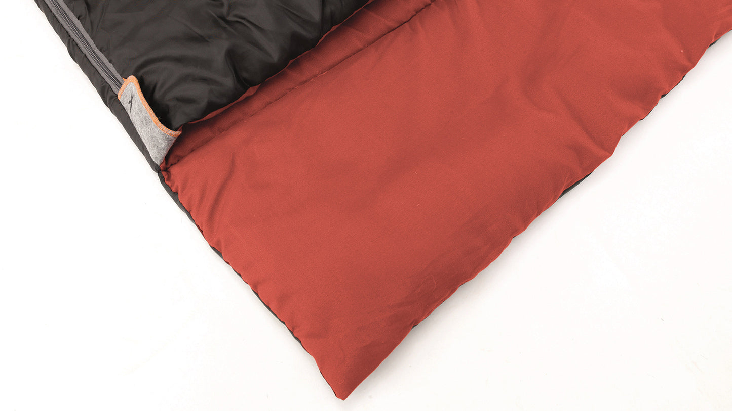 Sleeping bag Easy Camp Astro L/+6°C Black Left (240144)