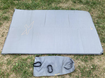 Kilimok self-inflating Easy Camp Self-inflating Siesta Mat Double 10 cm Gray (300056)