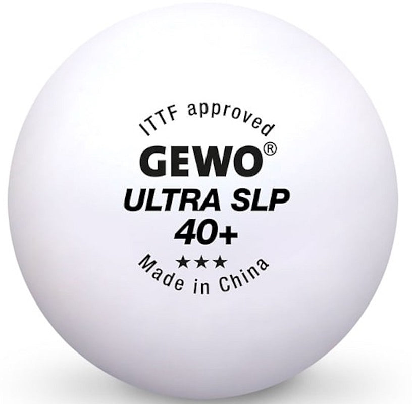 М'ячі для настільного тенісу Gewo Ultra SLP 40+ ITTF 6 шт (81351200)