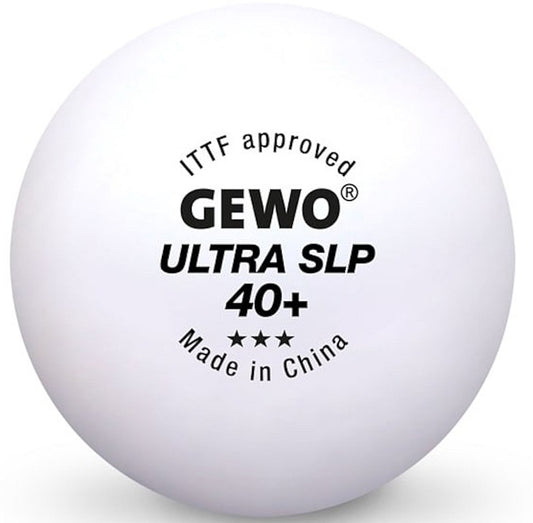М'ячі для настільного тенісу Gewo Ultra SLP 40+ ITTF 6 шт (81351200)