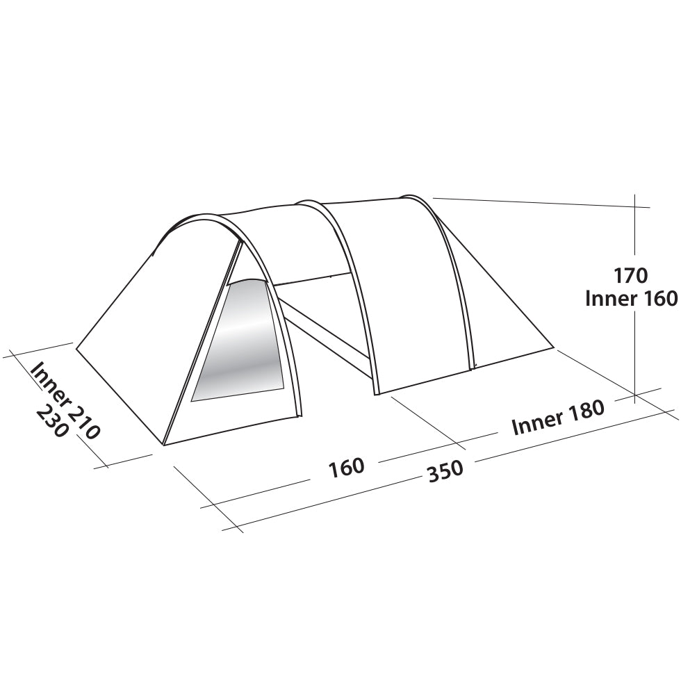 Trim tent Easy Camp Galaxy 300 Rustic Green (120390)