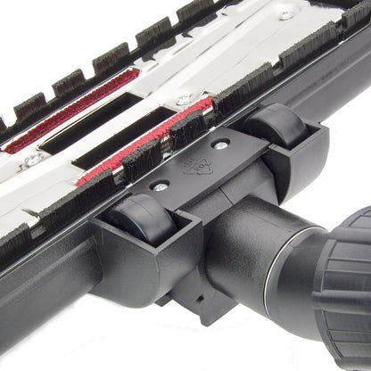 Universal vacuum floor collet brush 31-37 mm metal sole