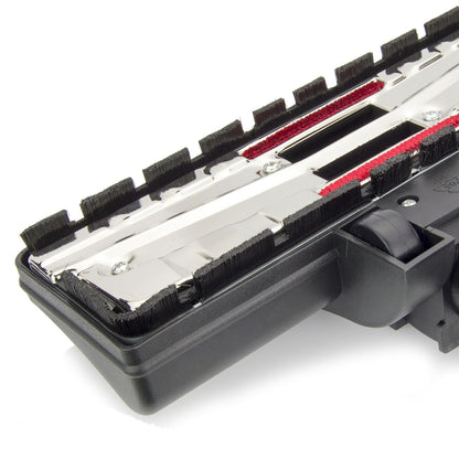 Universal vacuum floor collet brush 31-37 mm metal sole