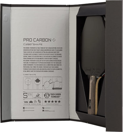 Table tennis racket Stiga Pro Carbon Plus Cybershape 5 Star FL (1215-0401-35)