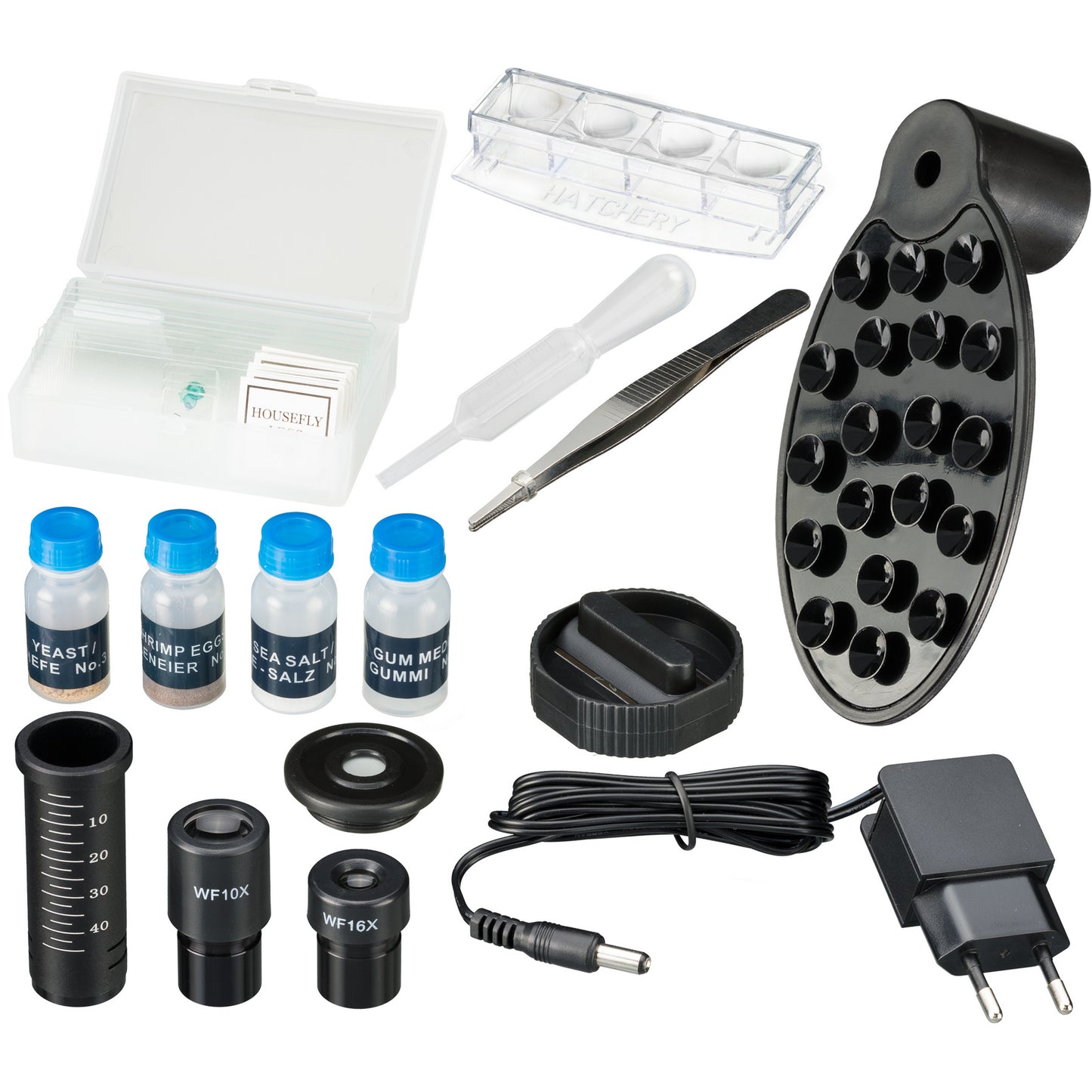 National Geographic microscope 40x-1280x with adapter for smartphone (9039001)
