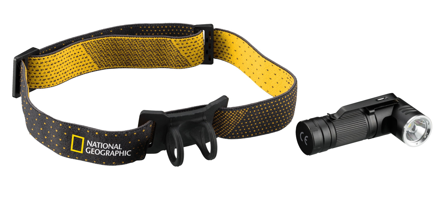 Headlight National Geographic Iluminos Led Flashlight head mount 450 lm (9082500)