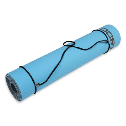 Sports kilimok Toorx Yoga Professional TPE 183 x 60 x 0.6 cm for yoga and fitness Burgundi/Perla (MAT-184)