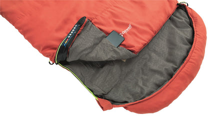 Sleeping bag Outwell Campion Lux/-1°C Red Left (230356)