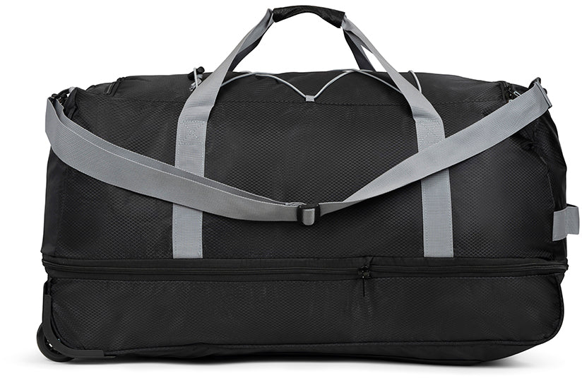Travel bag on wheels TravelZ Wheelbag Doubleloader foldable black 80(95)L (603096)