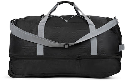 Travel bag on wheels TravelZ Wheelbag Doubleloader foldable black 80(95)L (603096)