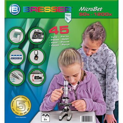 Microscope Bresser Junior 300x-1200x with case (8851000)