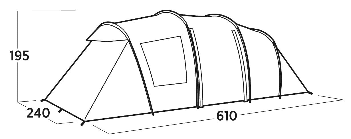 Six-month tent Easy Camp Leka Twin 6 (120492)