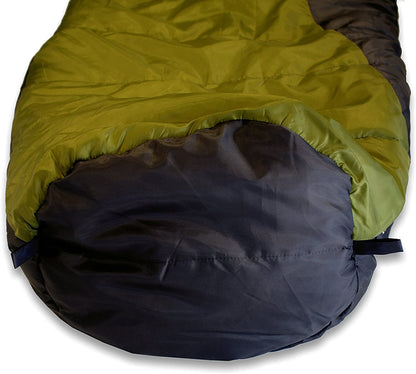 Sleeping bag High Peak TR 300/0°C Dark Grey/Green Left (23019)