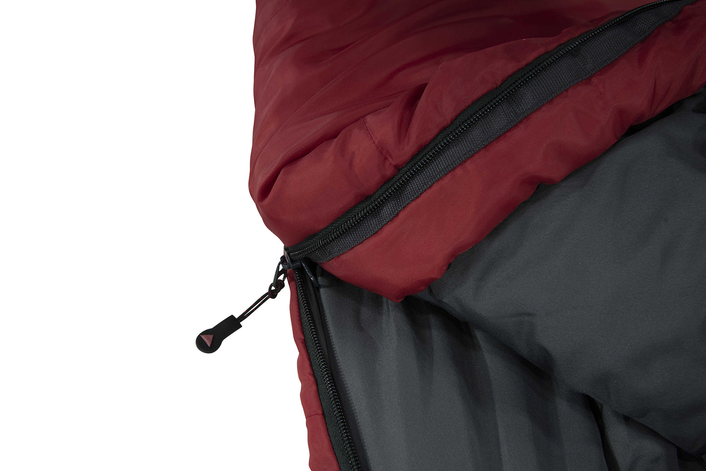 Sleeping bag High Peak TR 300/0°C Dark Red/Grey Left (23066)