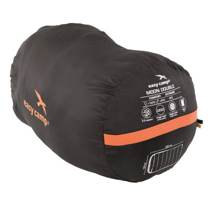 Sleeping bag Easy Camp Moon Double/+5°C Blue Right (240155)