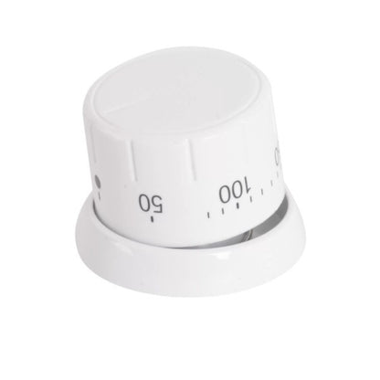 Oven Temperature Control Knob for Bosch Stove White