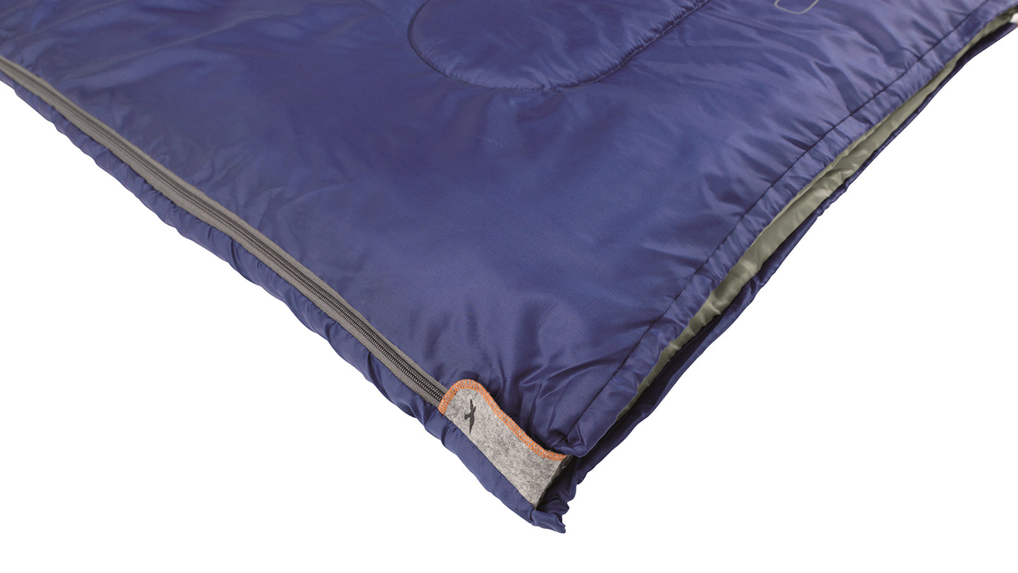 Sleeping bag Easy Camp Chakra/+10°C Blue Left (240147)