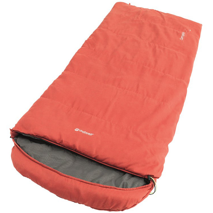 Sleeping bag Outwell Campion Lux/-1°C Red Left (230356)
