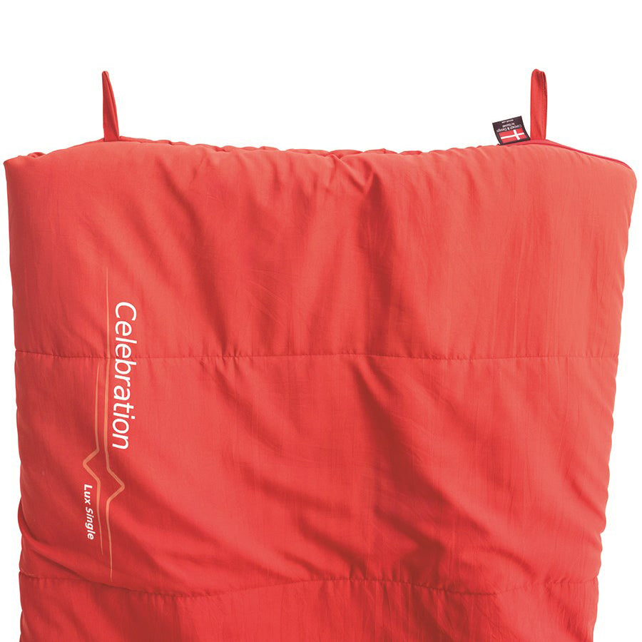 Sleeping bag Outwell Celebration Lux/+4°C Red Left (230361)
