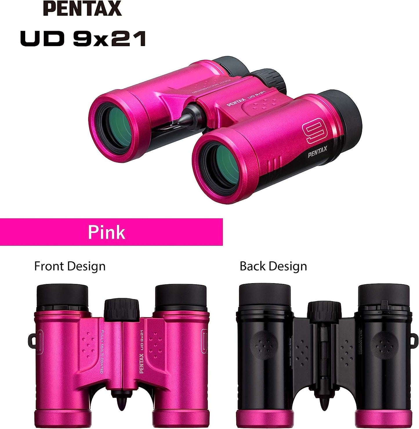 Binoculars Pentax UD 9x21 Pink (61815)