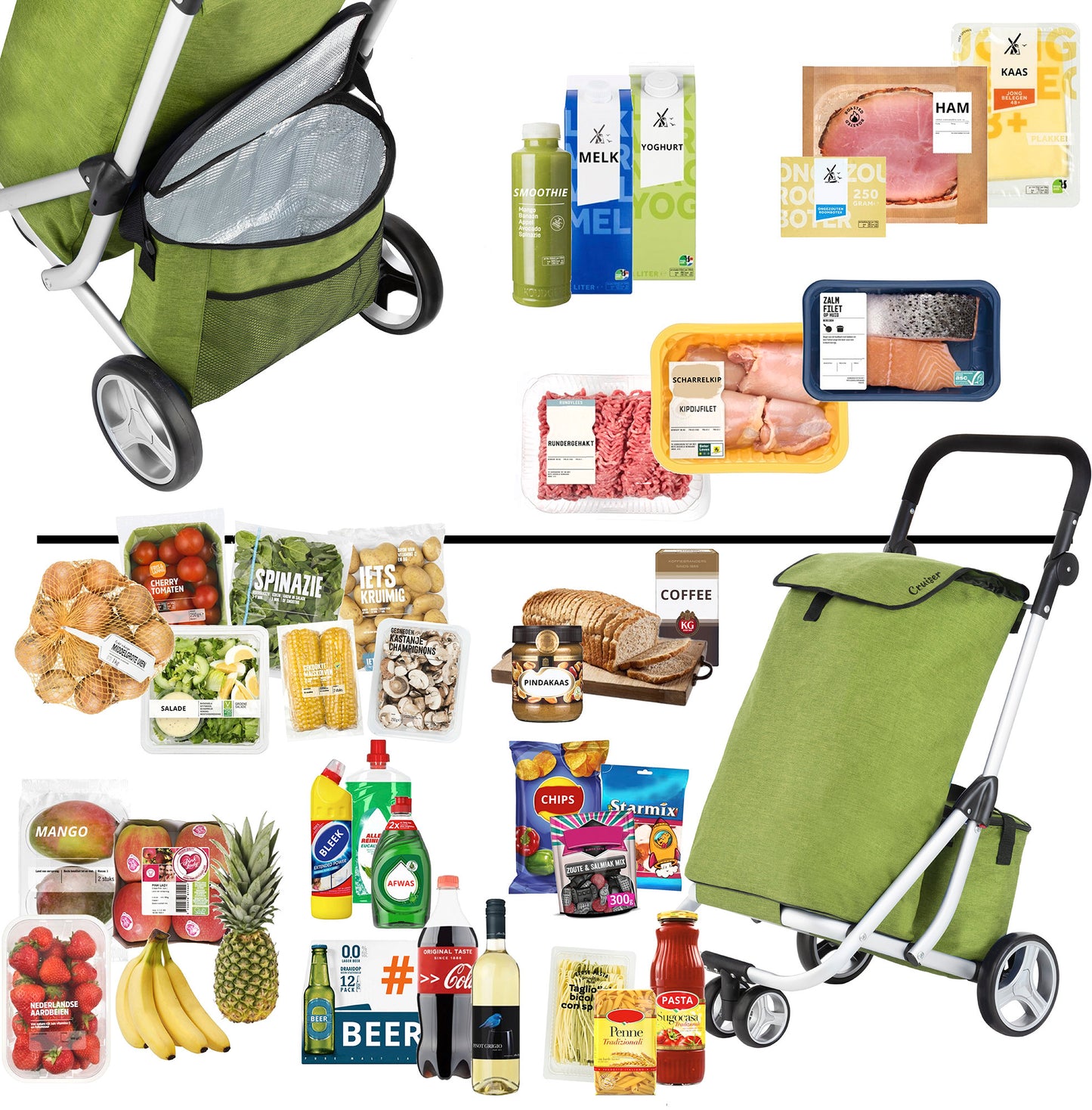 ShoppingCruiser 3 Wheels Green (650071)