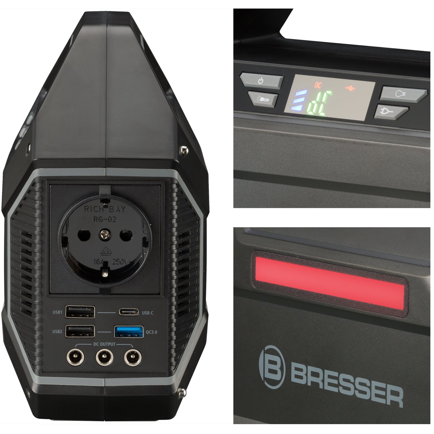 Portable charging station Bresser Portable Power Supply 100 Watt (3810000)
