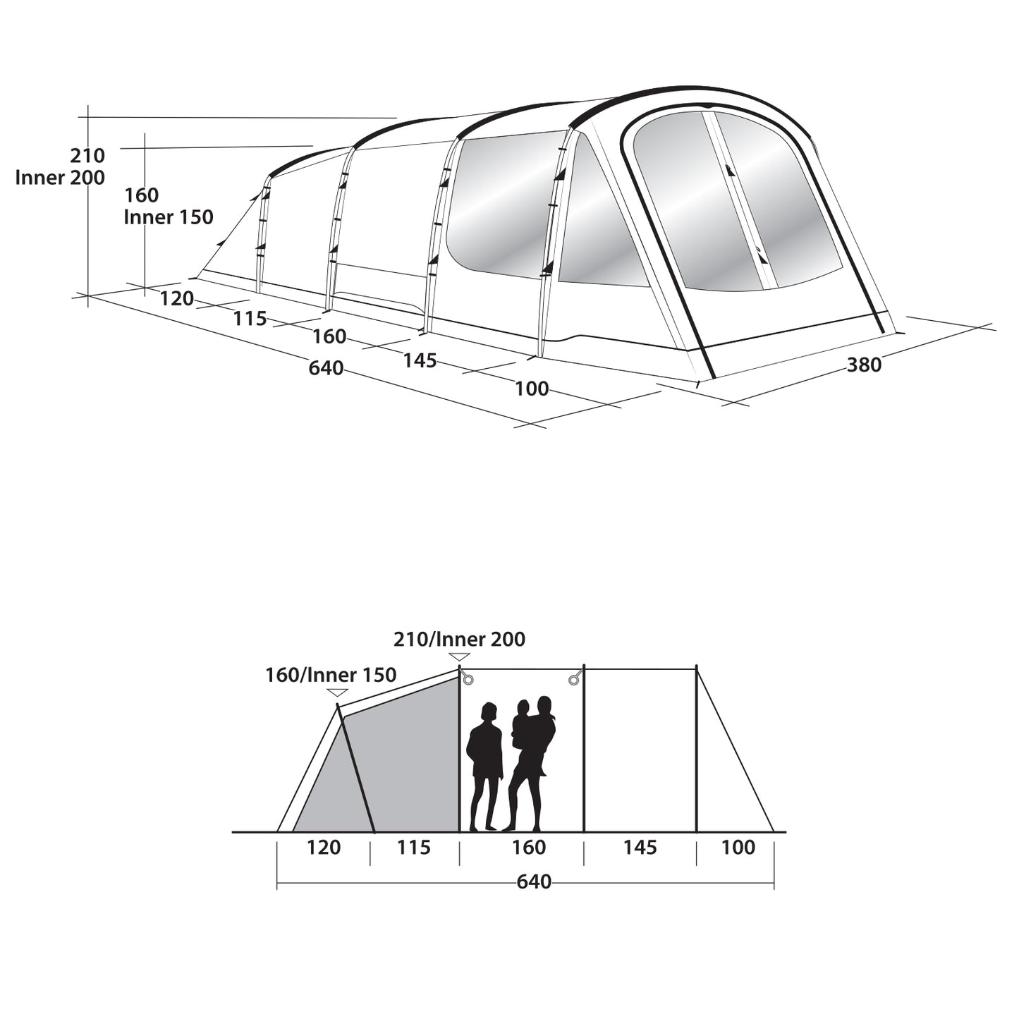 Outwell Tent Collingwood 6 (111065)