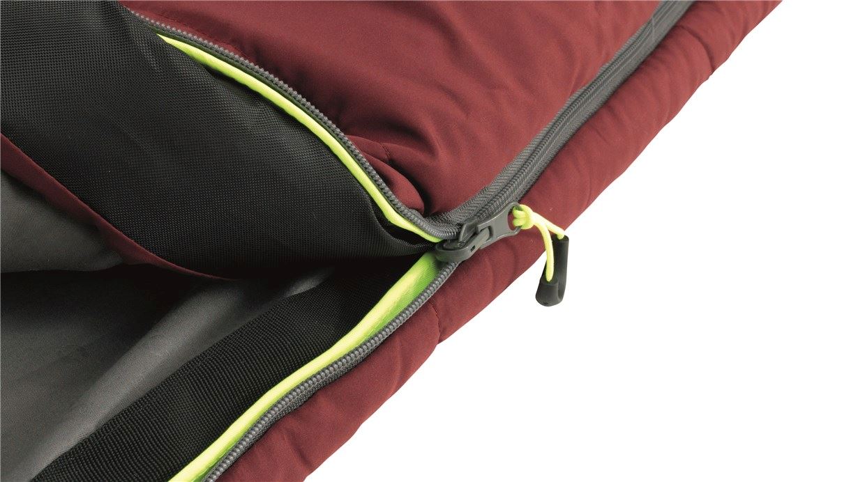 Sleeping bag Outwell Contour Lux Reversible/-3°C Red Right (230383)