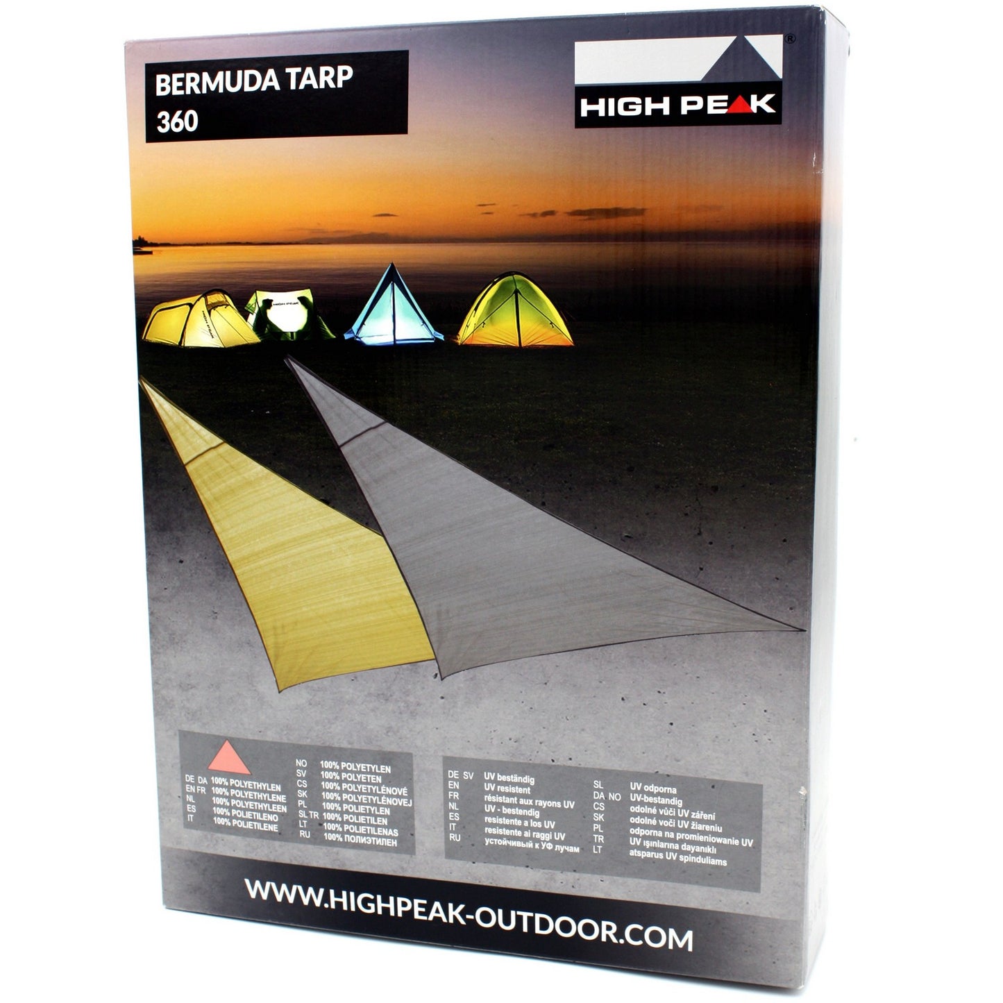 High Peak Bermuda Tarp 360 Grey (10019)