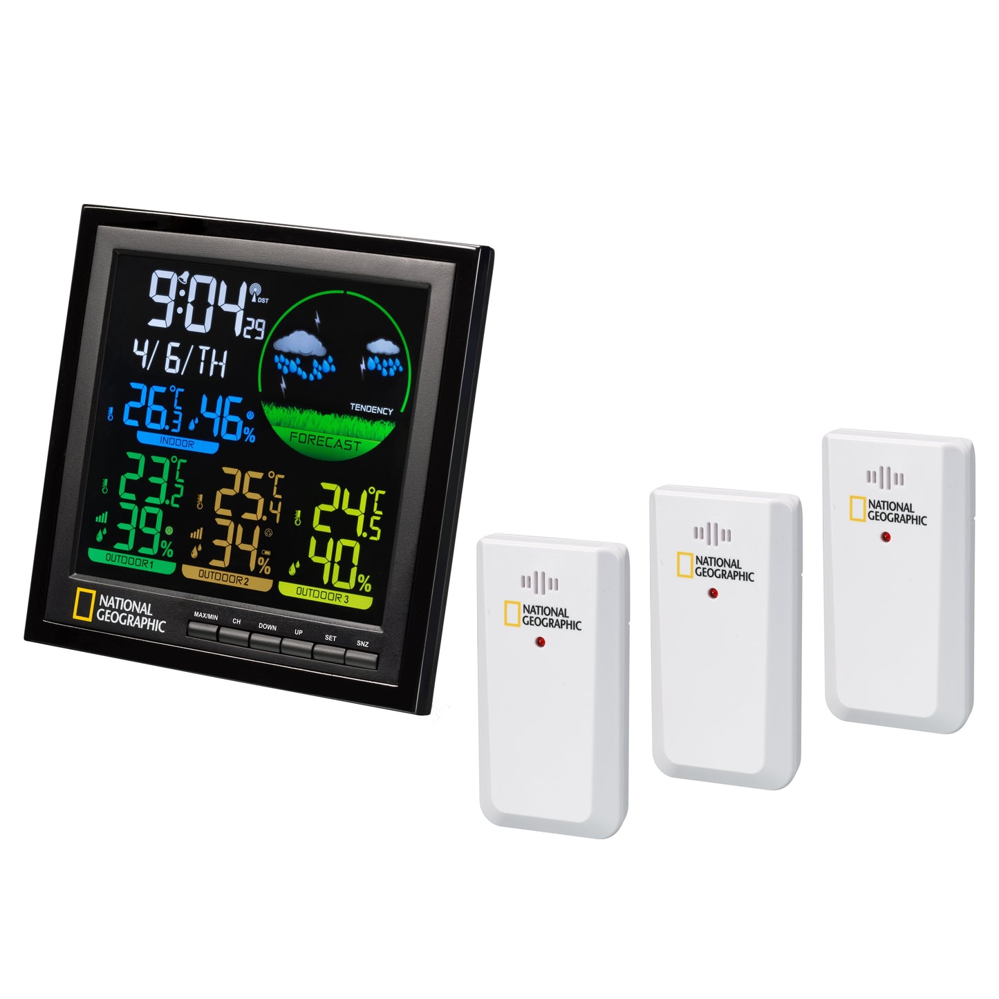 Weather station National Geographic VA Color LCD 3 Sensors (9070700)