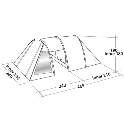Tennis tartar Easy Camp Galaxy 400 Rustic Green (120391)