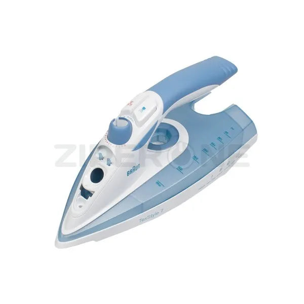 Upper housing assembly for Braun iron white/blue