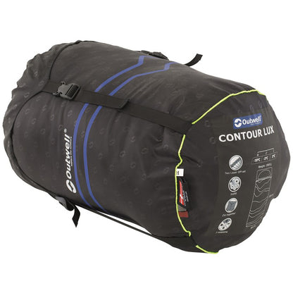 Sleeping bag Outwell Contour Lux Reversible/-3°C Red Right (230383)