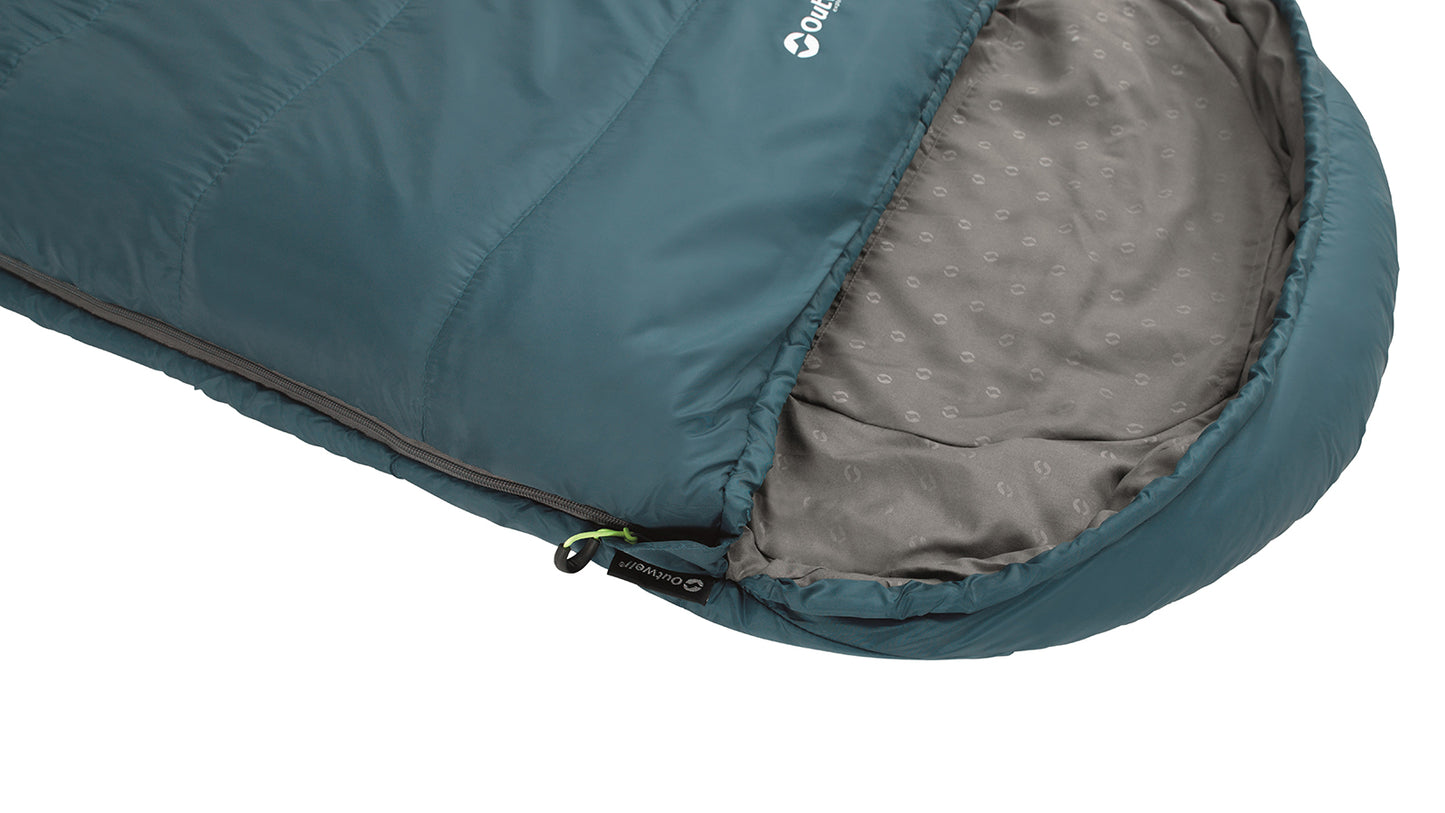 Sleeping bag Outwell Canella/+9°C Night Blue Left (230357)