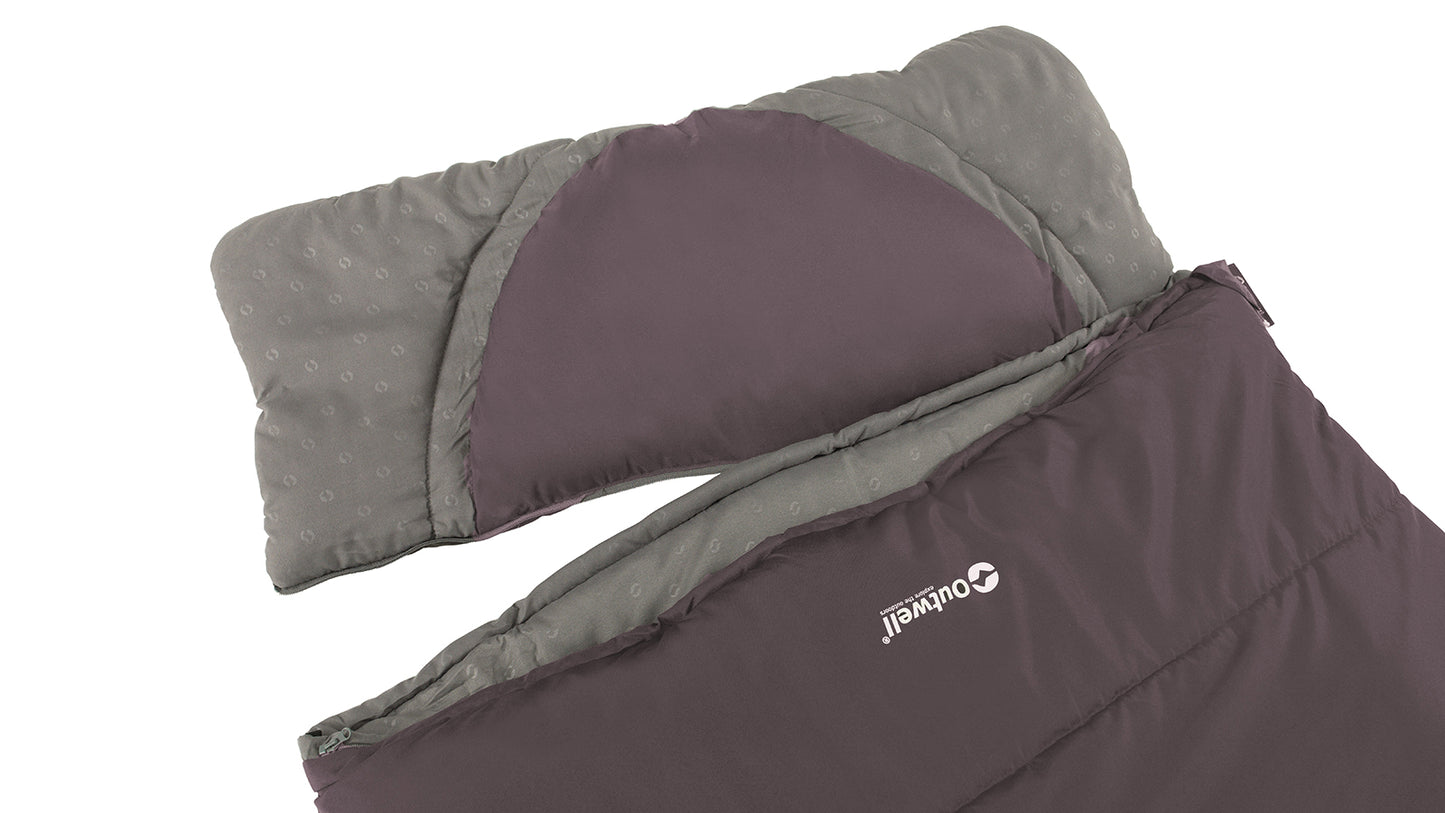 Sleeping bag Outwell Contour Reversible/+2°C Dark Purple (Left) (230364)