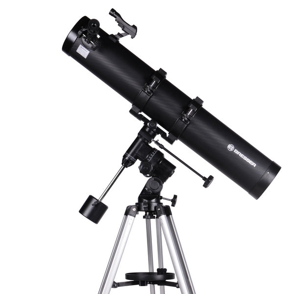 Bresser Galaxia II 114/900 EQ Solar Carbon telescope with solar filter and smartphone adapter (4614909)