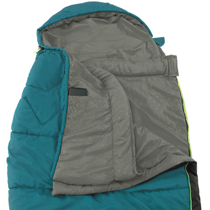 Sleeping Bag Outwell Pine Prime/-1°C Turquoise Left (230345)