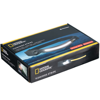 Headlight National Geographic Iluminos Stripe 300 lm + 90 Lm USB Rechargeable (9082600)