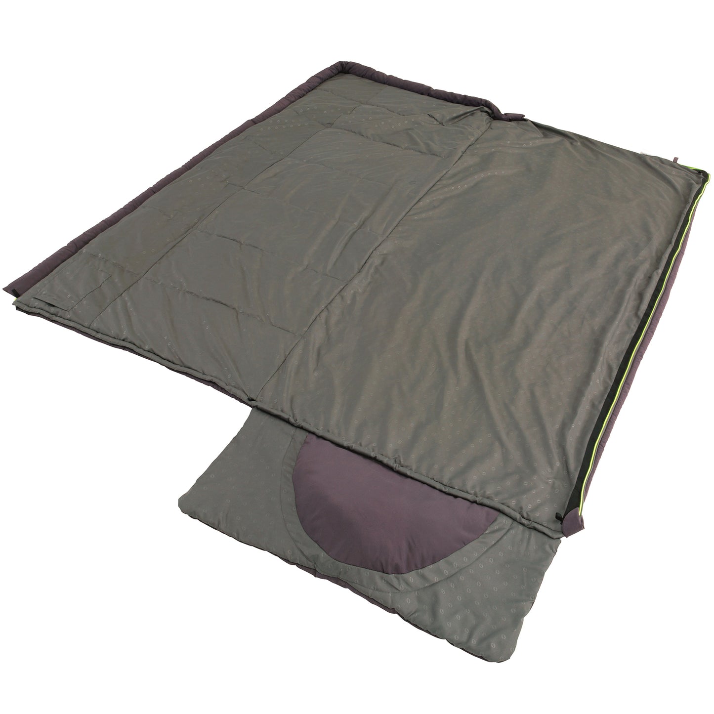 Sleeping bag Outwell Contour Reversible/+2°C Dark Purple Right (230372)
