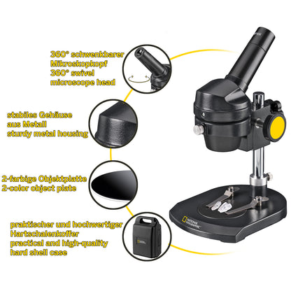 Microscope National Geographic Mono 20x (with case) (9119100)