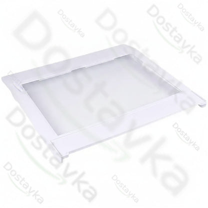 Полка над ящиком для овощей в холодильник Samsung DA97-21138A 510x485мм (стеклянная, с обрамлением)