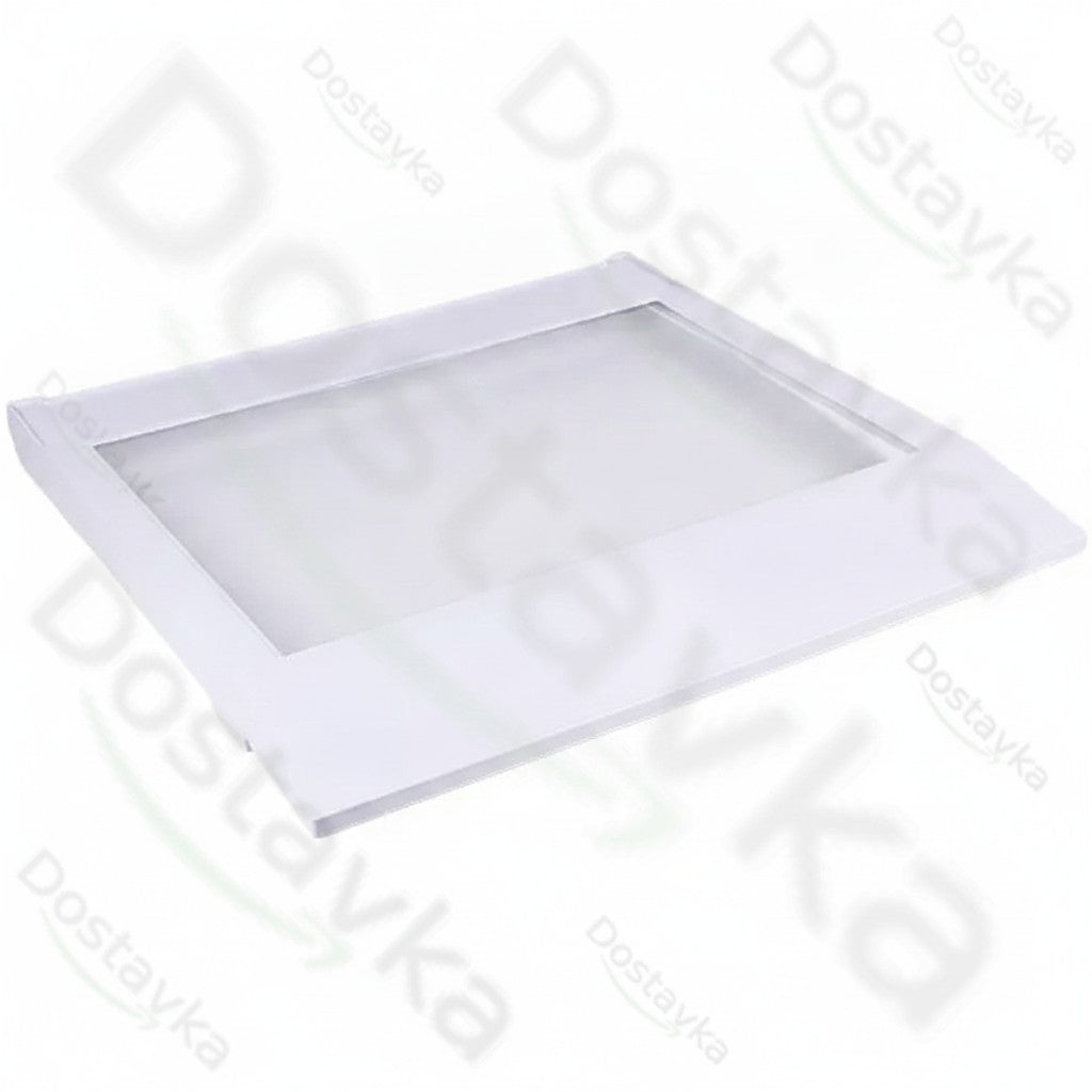 Полка над ящиком для овощей в холодильник Samsung DA97-21138A 510x485мм (стеклянная, с обрамлением)