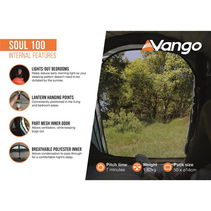 One-piece mantle Vango Soul 100 Deep Blue (TEUSOUL00000001)