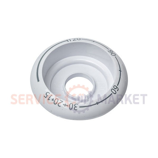 Oven timer knob dial for Beko stove white