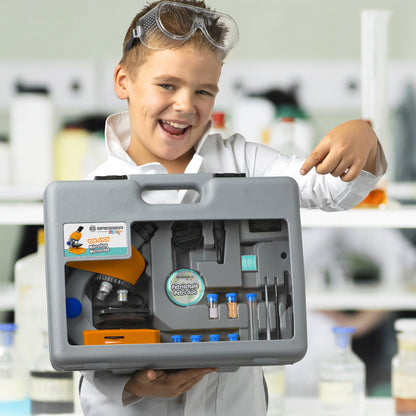 Microscope Bresser Junior 40x-640x Orange with case (8851310)